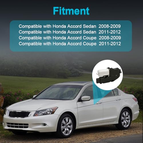 Image of Sunroof Motor Moon Roof Compatible with Honda Accord 70450-TA0-A01 14 Pins | 70450-TA0-A02 Coupe Sedan XE /XE-L 2008-2012 70450TA0A01 70450TA0A02 2door / 4door