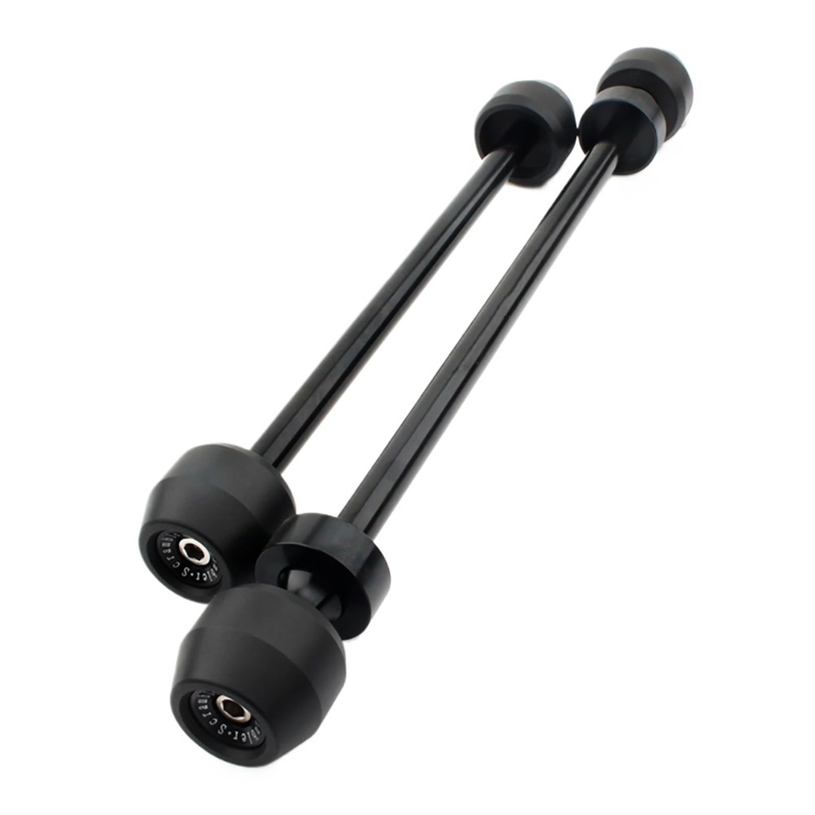 szpule motocykla wahacz Pasuje do Ducati Scrambler Classic Desert Motor Przód Tył Oś Crash Widelec Koło Wahacz Szpule Suwak Szpulki Śruba Widelec Ramiona Szpule(Black)