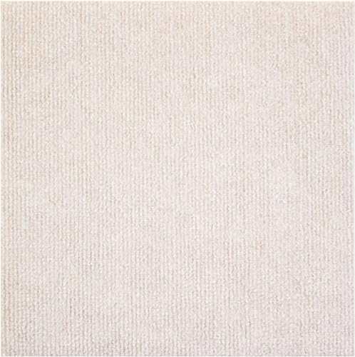 Losetas de moqueta autoadhesivas, Losetas de alfombra DIY uso repetido, alfombras cuadradas autoadhesivas, losetas for decoración del hogar, suelo antideslizante, extraíble(6pcs Beige,12*12in)