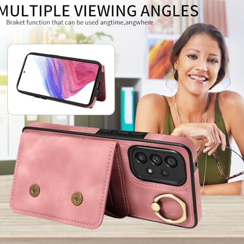 Housse portefeuille cuir noir multi-modèle compatible Galaxy A23 et A32 - 5