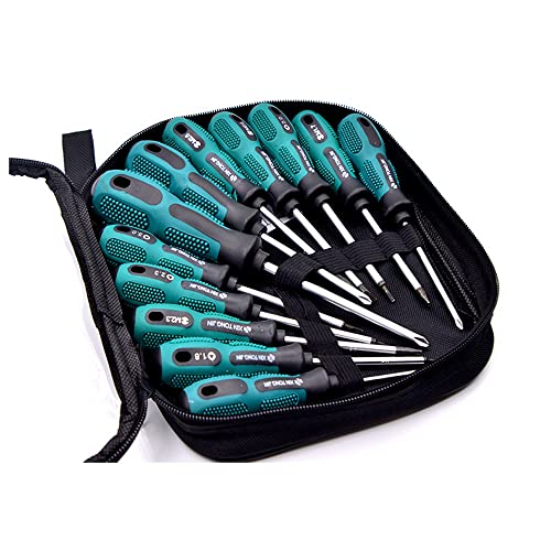 Fongmore 12 Pcs U-Type Y-Type Triangle Head Magnetic Screwdrivers Set Y3 Y4 Y5 Y6 U1.7 U2.0 U2.3 U2.6 TA1.8 TA2.0 TA2.3 TA3.0 Non-Slip for Repair Home Improvement - Image 3
