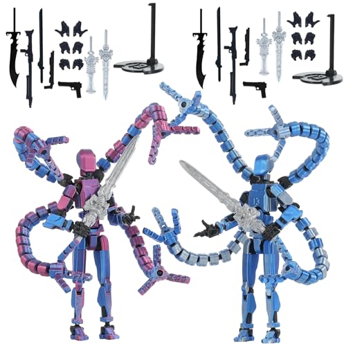 (Assembly Completed) 2PCS t13 Action Figure, 2025 New 3D Printed