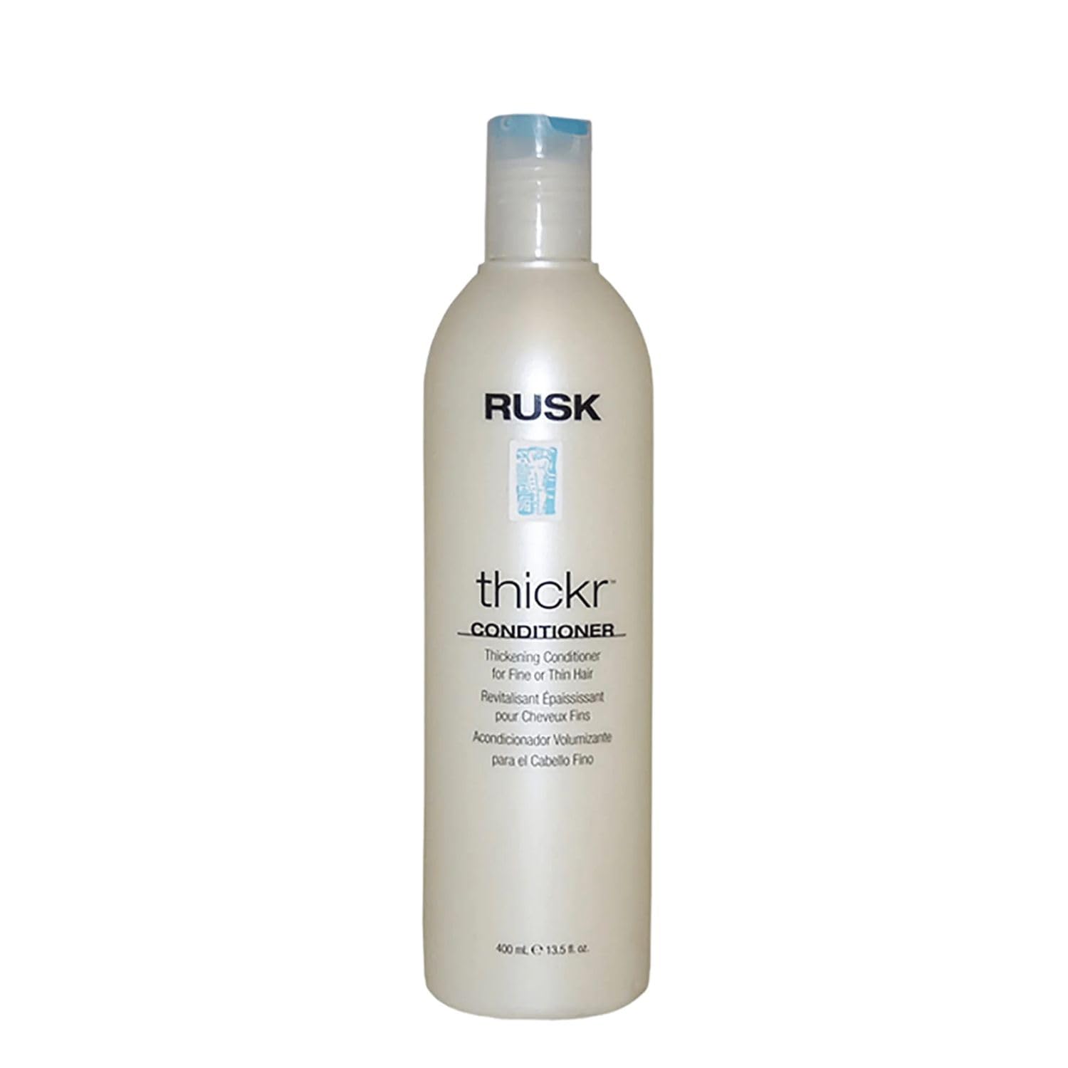 RUSK Designer Collection Thicker Thickening Conditioner for Fine or Thin Hair, Daily-Use to Strengthen and Repair, Gives Full-Bodied Appearance, 13.5 oz