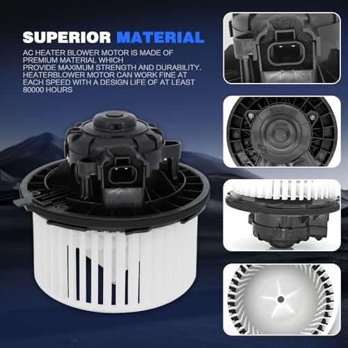 Image of 700164 Front Blower Motor for 2007-2014 Chevy Tahoe, 2007-2014 Silverado, 2007-2013 Avalanche, 2007-2014 Suburban, for 2007-2014 GMC Yukon Sierra, for 2007-2014 Cadillac Escalade, OE# 22741027