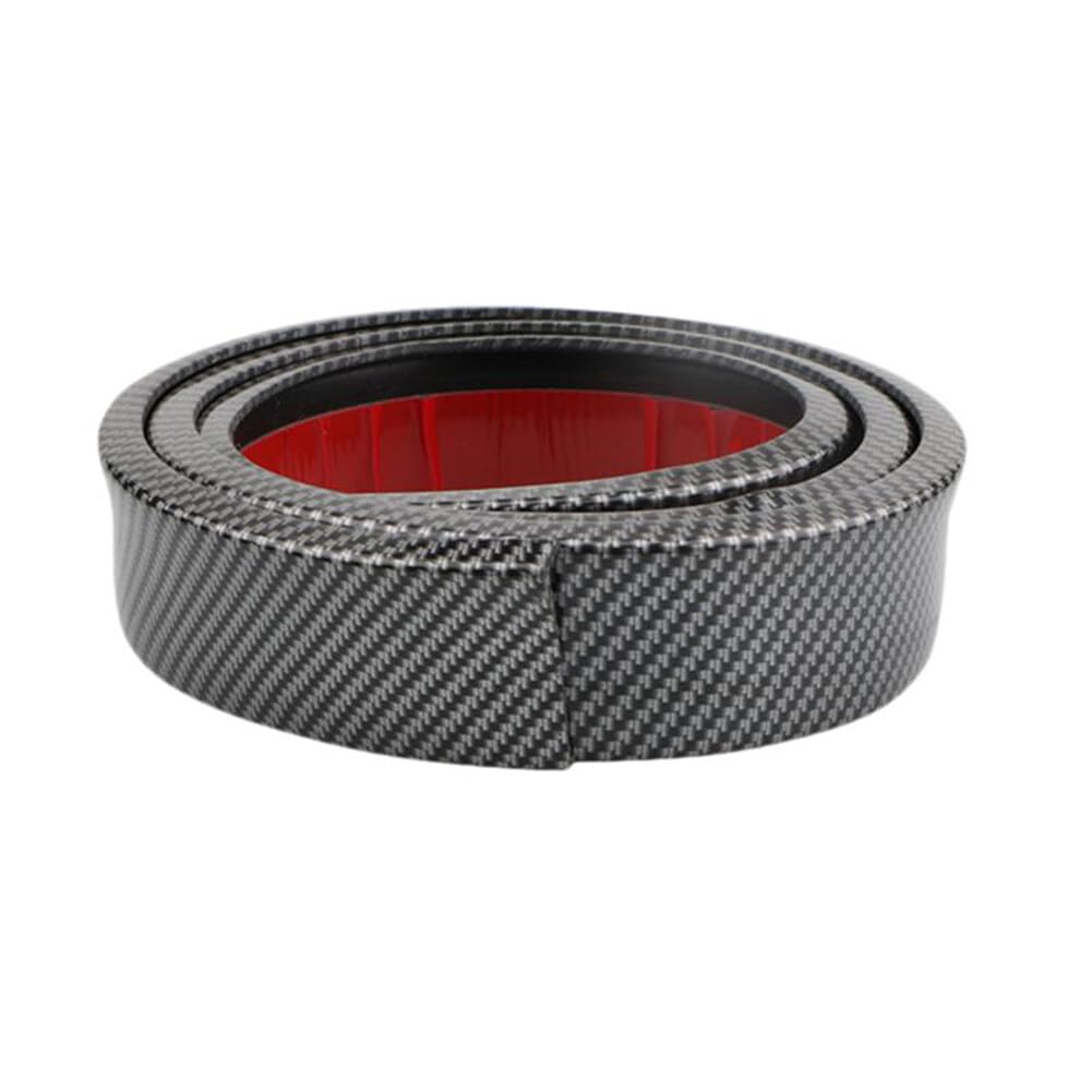 Blueshyhall Lot 2 Bandes Garde-Boue Voiture 1,5 M X 3,5 Cm – Protection Passage De Roue En L Carbon Look, Anti-Rayures, Anti-Éclaboussures Pour Carrosserie Auto