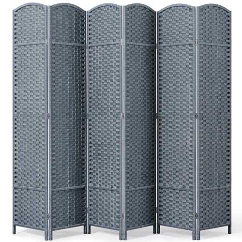 Outdoor Privacy Screen, Folding Room Divider Made of...