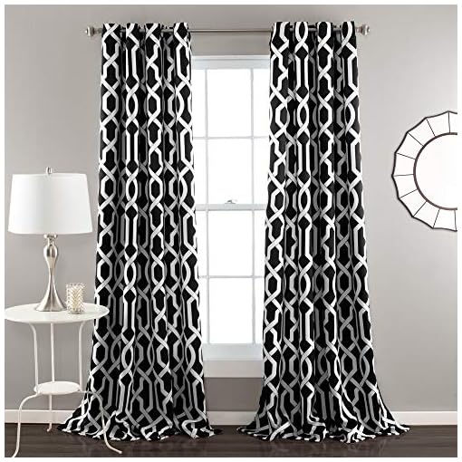 Lush Décor Edward Trellis Curtains