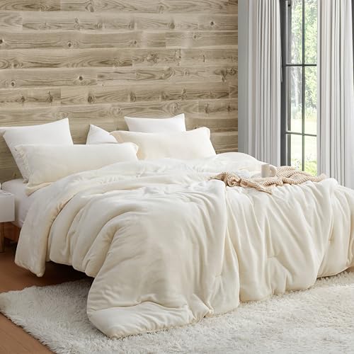 Byourbed Git Cozy - Coma Inducer® Oversized Comforter - Taupe White (Alaskan King)