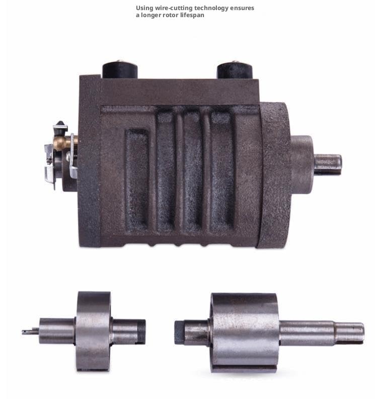 Zweistufige Drehschieber-Vakuumpumpe, 4 l/s, 0,55 kW, 1,33 Pa Vakuum, ölversiegelte Labor-Vakuumpumpe for Trocknung und Gefriertrockner(2XZ-4)