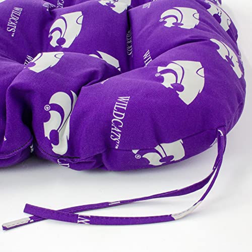 Image of College Covers Everything Comfy Kansas State Wildcats Indoor Outdoor Settee Loveseat Bench Cushions