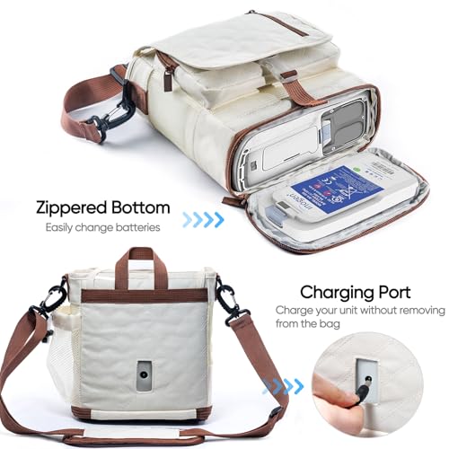 Image of BAGSFY Lightweight Carry Shoulder Bag for Inogen One G5 and Rove 6 Tote, Portable Oxygen Concentrator Carrying Case for Inogen One G5 Accessories and Battery.