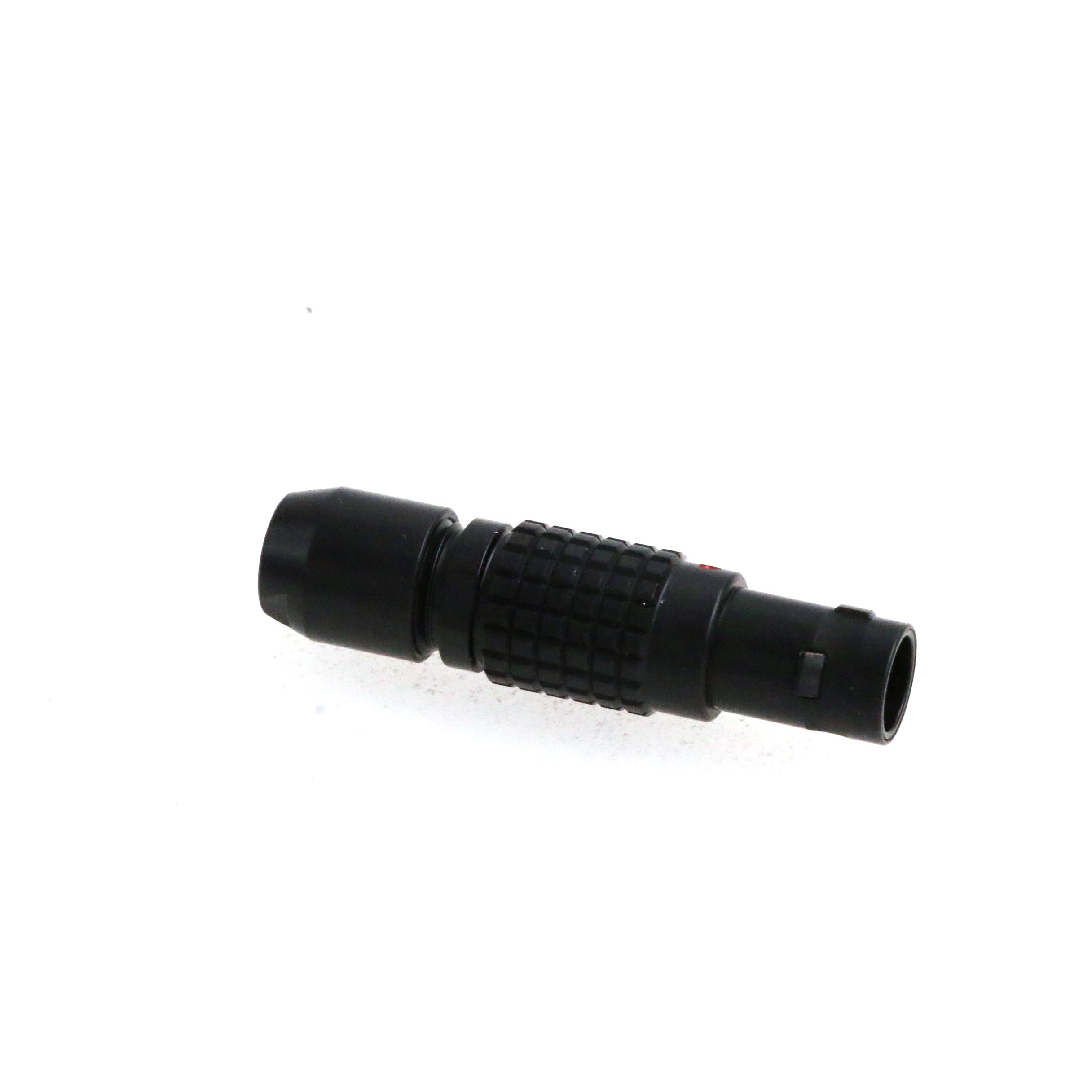 0B Connettore aviazione in metallo Spina maschio Push-Pull Auto-Lock Elettrica Industriale Auto Presa di segnale di alimentazione per Teradek Tilta ARRI (4 pin, Black FGG)