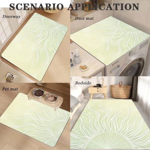Bath mat séchage rapide et tapis de bain lavable en microfibre absorbante 40x60 cm