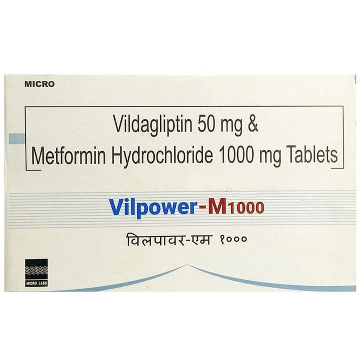 Vilpower-M 1000MG - Strip of 10 Tablets