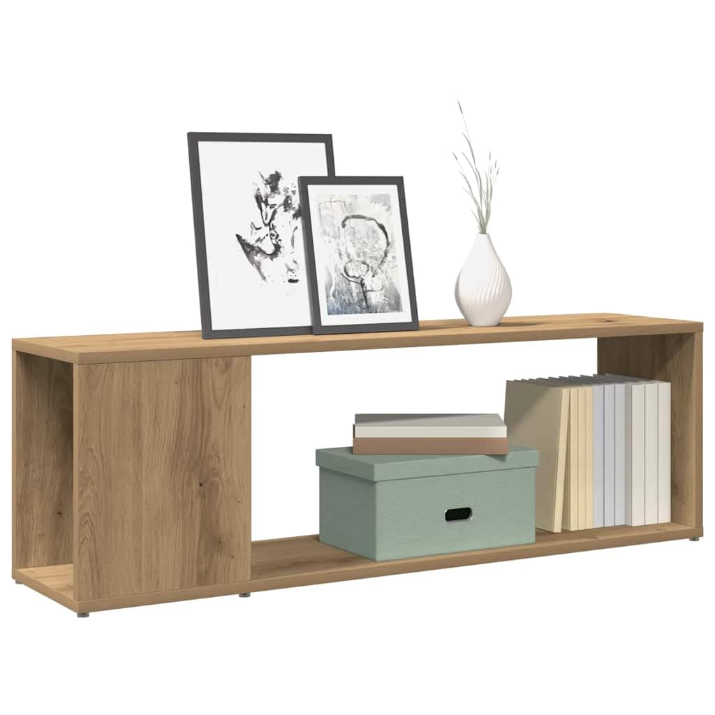 TV-Schrank Artisan-Eiche 100x24x32 cm Holzwerkstoff | Reichlich Stauraum, pflegeleicht mit feuchtem Tuch, robuste glatte Oberfläche, für Wohnzimmer