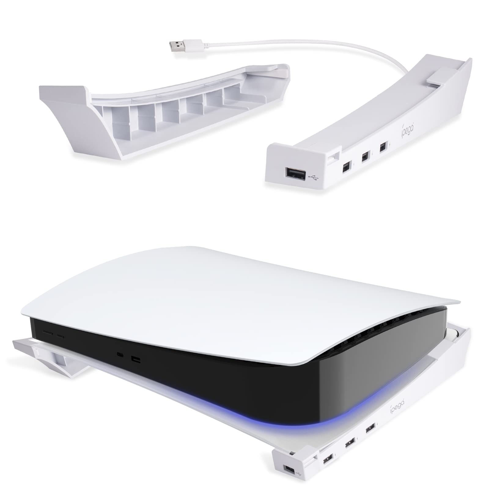 Amazon.co.jp: ps5 横置きスタンド 放熱改善 PS5スタンド 4-in-1USB 