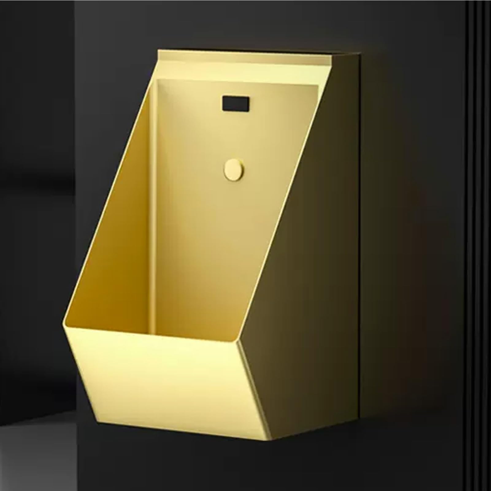 GTHTUHFD Urinal Troughs,304 Stainless Steel Urinal, Washout High-Efficiency Urinal, Easy To Install Public Toilet Urinals, For Homebar/Airport, Smart Sensor Splash-Proof Men'