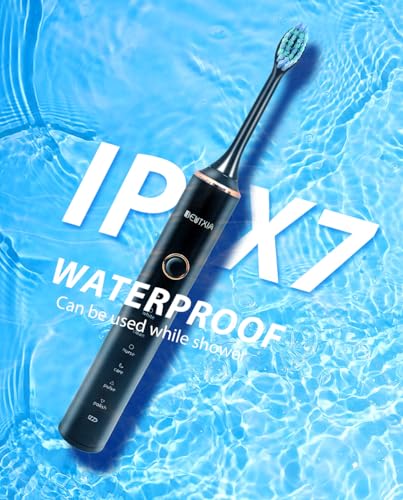 Beutxia 101 Sonic Electric Toothbrushes For Adults, 8 Brush Heads Electric Toothbrush With 37000 Vpm Deep Clean 6 Modes 18 Gear, Rechargeable Toothbrushes Fast Charge 4 Hours Last 50 Days thumb #6