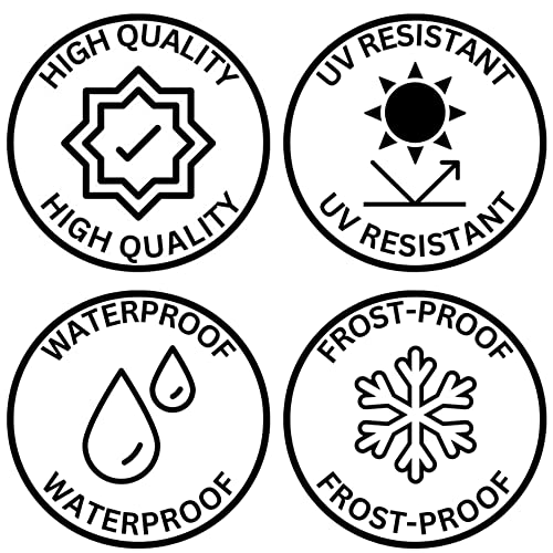 Traditional Colorful Painted Birdhouse Red Letterbox For Outdoor Tree Or Fence - Easy To Clean And Provides Cozy Habitat For Chickadees And Wrens - Winter Roosting Boxes For Birds #TOP3