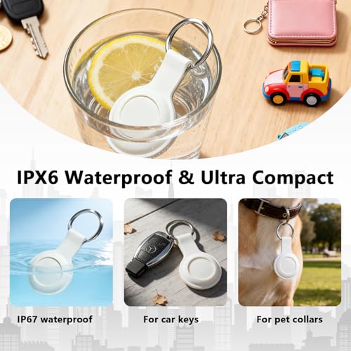 Image of GPS Tracker for Vehicles and Cars, Real-Time Location Tracking Device, No SIM Card No Subscription, No Monthly Fee, Long Standby Waterproof Tracker for Pets, Dogs & Valuables (Android & iOS)