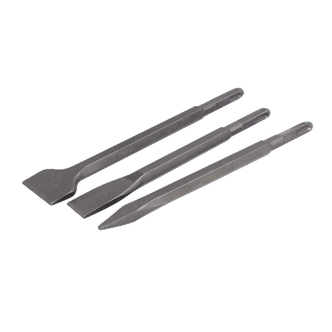 New Lon0167 Chrome Steel Destacados Square Special Direct System PLUS eficacia confiable Vástago plano, cincel para concreto de broca de punta, juego 3 en 1(id:417 a5 ec d88)