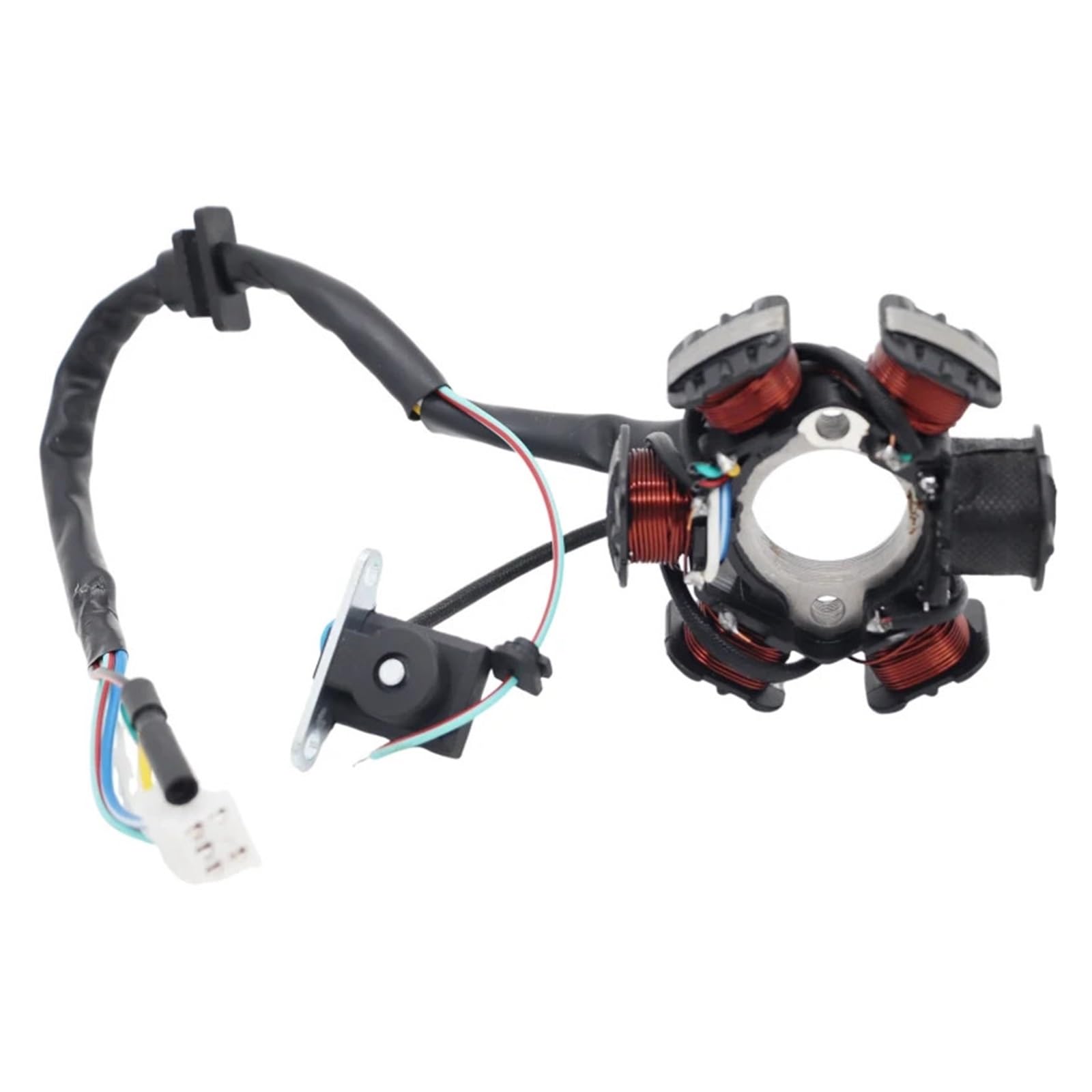 Parti di ricambio Bobina dello statore elettrico del motore del motociclo C90 adatta for accessori moto C90 a 6 poli Pezzi di ricambio del motore C90 a 6 poli