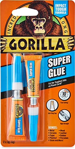 Price comparison product image Gorilla Super Glue 3g (Pack of 2)