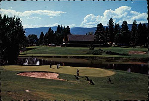 Kelowna Golf & Country Club Vintage Postcard BC Canada