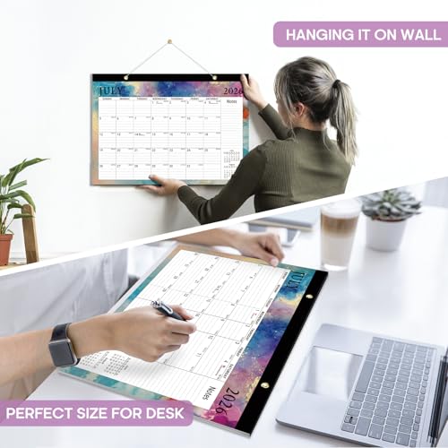Image of Taja Desk Calendar 2026-2027, Jul 2026-Dec 2027, 18-Month, 17 inch x 12 inch