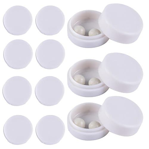 Toddmomy Baby Rattle Insert Flat Ring Noise Maker Plastic Rattling Toy Parts for Infant and Toddler Toy Replacement 0.59 Inch