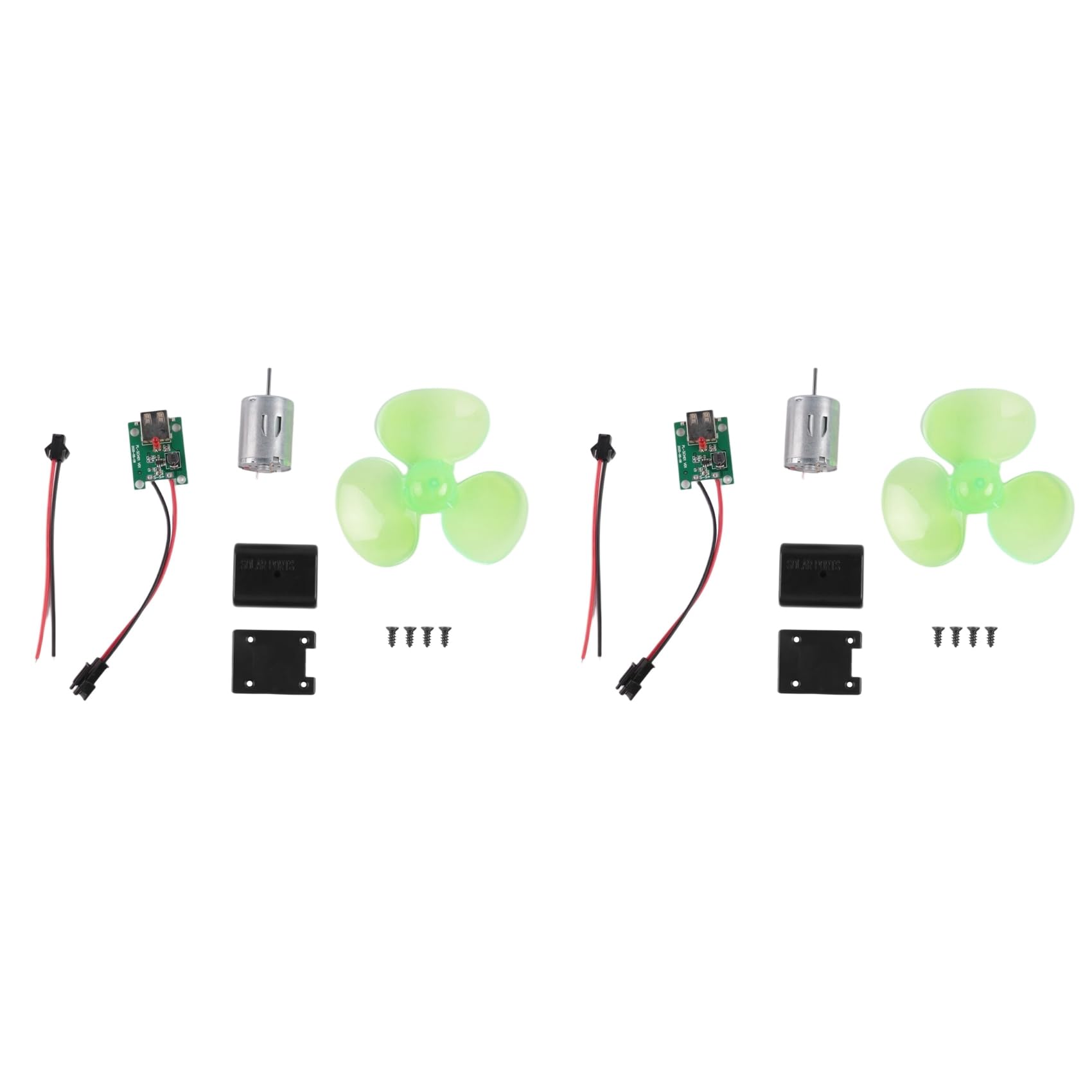 Kueohse 2X Portable Wind Power Generator Set Turbine Motor Alternator Self-Generation Emergency Phone Charger Physics Experiment