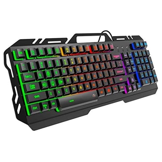 Offbeat® Slayer Wired Gaming Mechanical Like Keyboard 19 Non-Conflicting Keys, Water-Resistant, Led Backlight Keys with Zero Lag (Medium, Black)