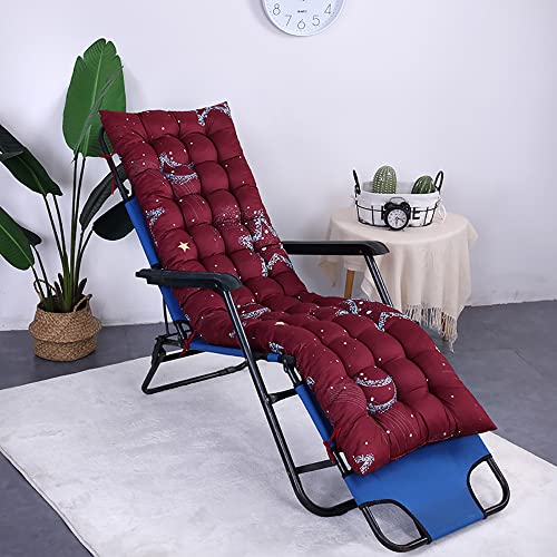 62 Inch Patio Chair Lounger Cushion, Thicker Padded Chaise Lounger Swing Bench Cushion Zero Gravity Chair Pad For Outdoor Indoor Home Office #TOP2