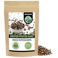 Alpi Nature Pfefferkörner bunt 250g, bunter Pfeffer, bunte Pfefferkörner ganz, Pfeffer ganz