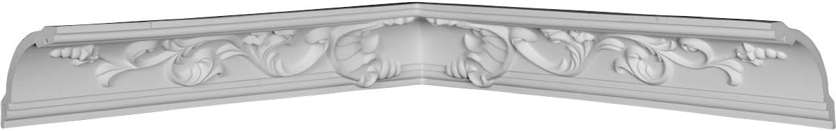 Endurathane Diane Crown Moulding Inside Corner, 5 3/8"H x 27 5/8"P, Factory Primed (4-Pack)