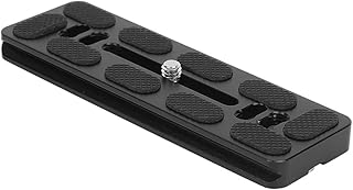 120mm Quick Release Plate Rapid Connect QR Sliding Plate Camera Mount Aluminium Alloy Quick Release Plate Arca Swiss with 1/4in Screw for Arca Mount Ballhead