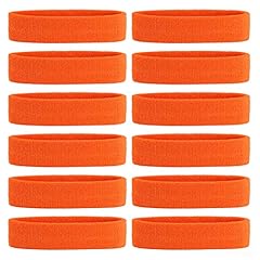 12 Headbands - Orange