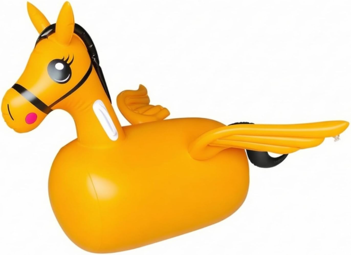Heavy-Duty Inflatable Horse | Thickened, Hopping Horse Bouncer, Indoor, Mount-on Bouncy Animal Bouncer, for Playroom, Backyard, Park