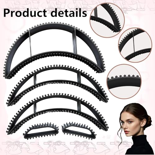 Set de 5 accesorios para volumen de cabello miniatura 3