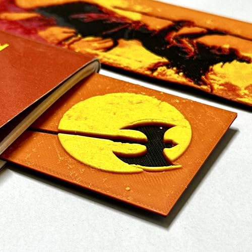 Image of 3D Anime Warrior Bookmark Set (Set of 3) - Demon Slayer Inspired | Stylish Matte Finish | Perfect Gift for Manga & Anime Fans (Parshuram Ji)