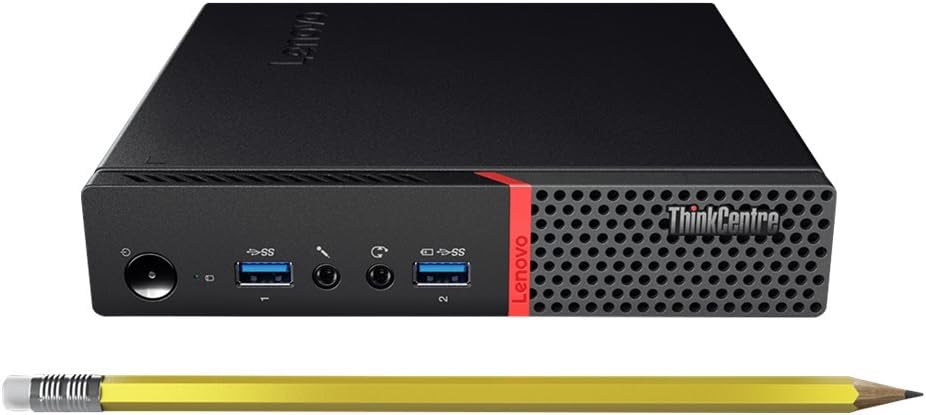 Popular Lenovo 10G9000NUS M600 Desktop PC, Intel Pentium N3700, 4GB RAM, 500GB HDD, Windows 7 Pro OS, Black