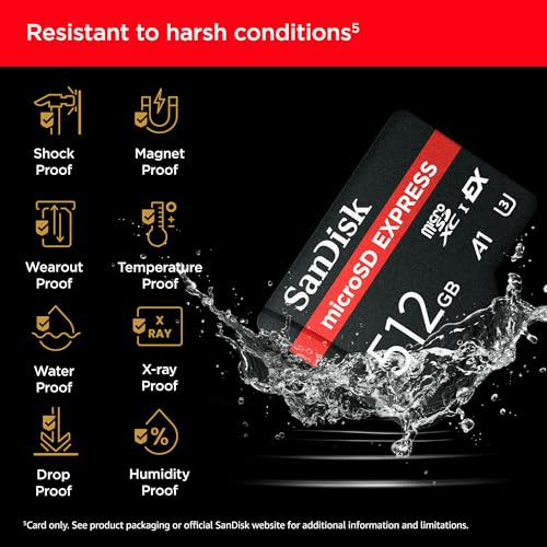 SanDisk SanDisk 512GB microSD Express SDSQXFN-512G-GN4NN の商品画像 4