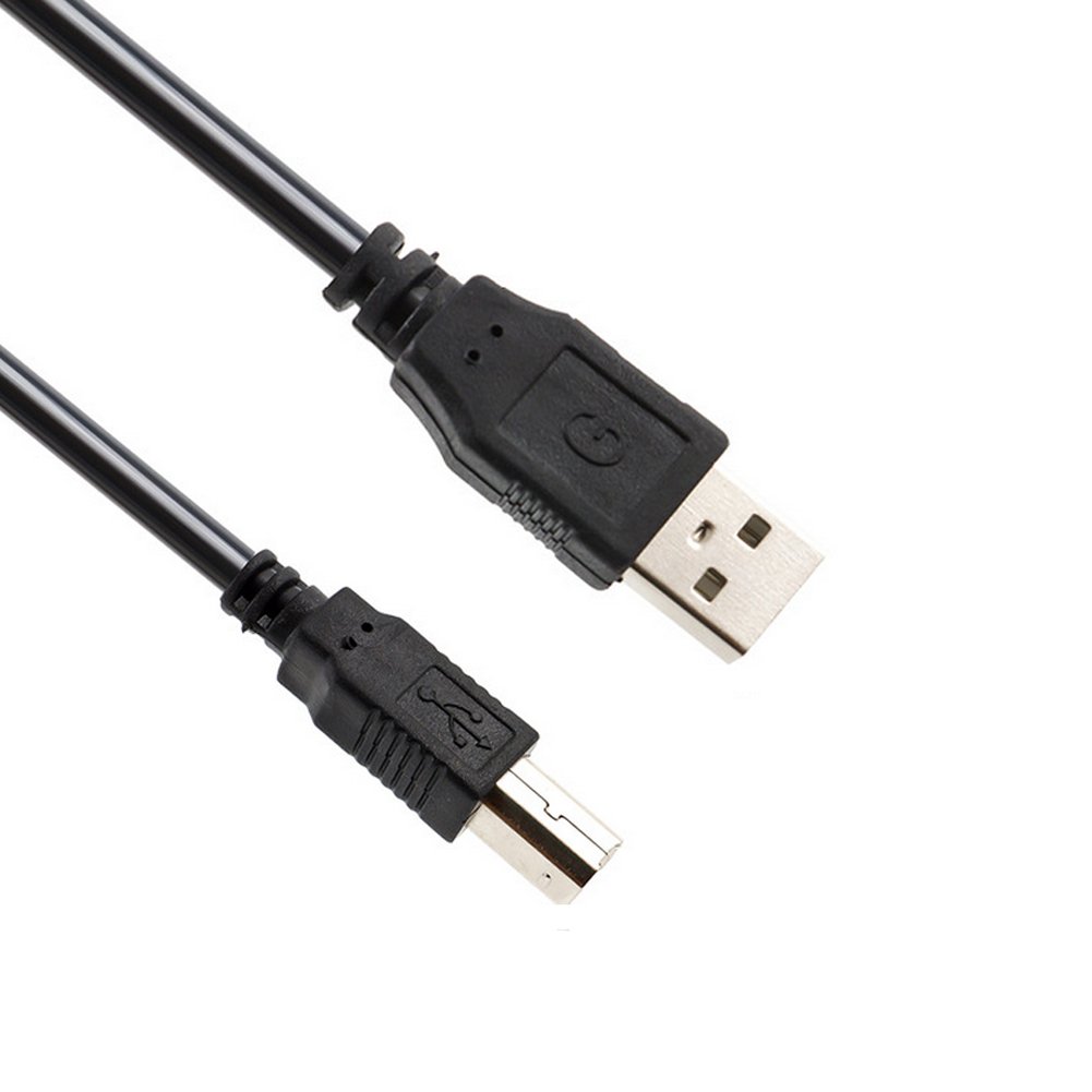 Aolyty High-Speed USB 2.0 Type A to B Printer Copier Scanner Copper Data Cable Black(10 Feet)