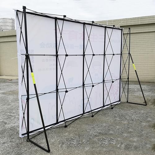 Support en tissu haut de gamme 2,3 m x 3,8 m pour conférences et salons
