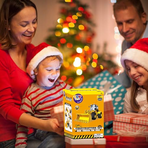 Toy Life TOYLIFE-CONSTRUCTION30-101 28 Pcs Construction Toys Construction Cake Topper, Small Construction Vehicles, Sandbox Toys For Boys, Small Construction Car Truck Excavator Toys Construction Party Favors Gifts thumb #7