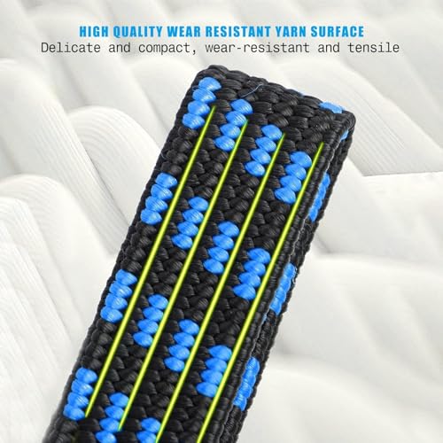 Image of Bungee Cord for Bike Luggage, Suit Cases & Car Luggage | Adjustable Length Bike Rope for Luggage with High Elasticity & Strength (Blue)