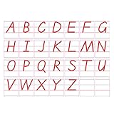 Toyvian 28 Stücke Kleinbuchstaben Kühlschrank Alphabete Magnetisch Frühbuchstabe für Aufkleber Aufkleber Pädagogischer Magnet mit Klassenzimmer Großbuchstaben S+ Kinder Leere Buchstaben