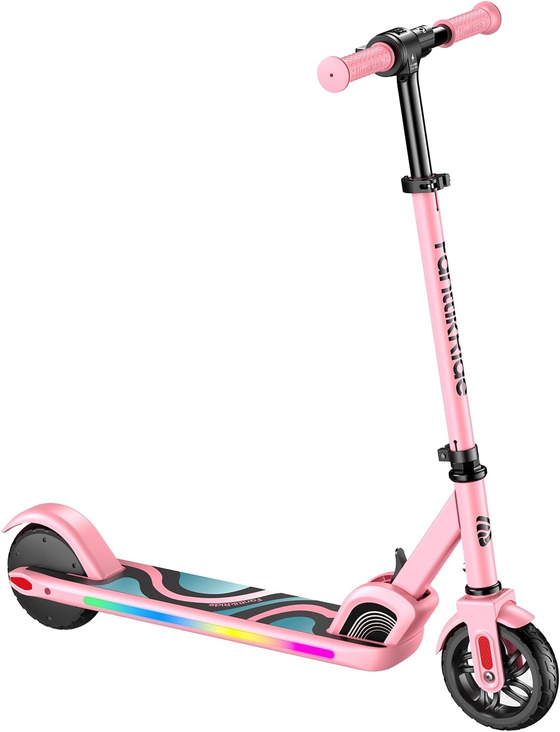FanttikRide C9 Pro Monopattino Elettrico per Bambini, 8/13/16 km/h | Luci Arcobaleno Colorate, Autonomia di 8 km, Display LED, Altezza Regolabile, Pieghevole, 120-160 cm, fino a 60 kg