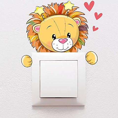 Stickers Switch and Socket | Wall Decal Lion Cover