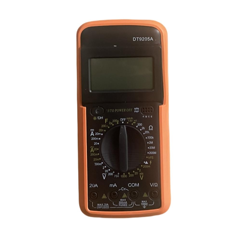 Xnuiasqe Dt9205a Multimeter Digital Voltmeter Ohm Volt Resistance Capacitance Diode Hfe Amp Tester
